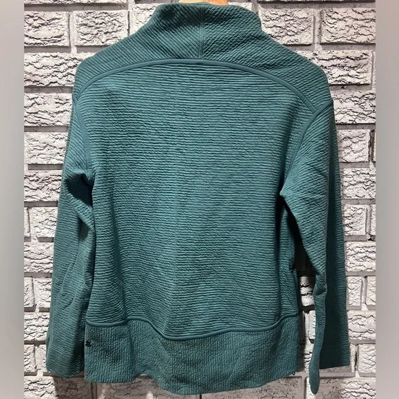 lululemon athletica On Repeat Teal Mock Neck Sweater - Picture 3 of 8